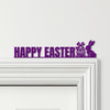 Door Topper Happy Easter Decor Bunny Rabbit Various Colours Frame Decor Sign