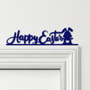 Door Topper Happy Easter Decor Bunny Various Colours Top Of Door Decorative Sign