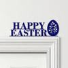 Door Topper Happy Easter Decor Floral Egg Various Colours Decorative Sign