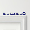 Door Topper Home Sweet Home Lettering Various Colours Decorative Sign