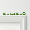 Door Topper Home Sweet Home Lettering Various Colours Decorative Sign