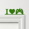 Door Topper I Love Gaming Controller Kids Room Decor Various Colours Decor Sign