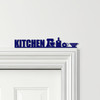 Door Topper Kitchen Decor Lettering & Appliances Various Colours Decorative Sign