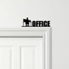 Door Topper Office Decor Lettering Desk Man Various Colours Frame Decor Sign