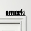 Door Topper Office Decor Lettering Desk Women Various Colours Frame Decor Sign