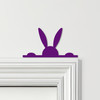 Door Topper Peeking Bunny Various Colours Top Of Door Frame Decorative Sign