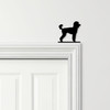 Door Topper Poodle Dog Tall Various Colours Top Of Door Frame Decorative Sign