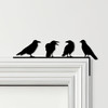 Door Topper Ravens Birds Various Colours Top Of Door Frame Decorative Sign
