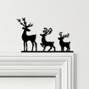 Door Topper Reindeers Christmas Decor Various Colours Decorative Sign
