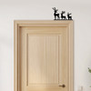 Door Topper Reindeers Christmas Decor Various Colours Decorative Sign