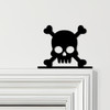 Door Topper Skull Gothic Halloween Decor Various Colours Decorative Sign