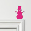Door Topper Snowman Christmas Decor Various Colours Top Of Door Decorative Sign