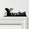 Door Topper Snowman Let It Snow Christmas Decor Various Colours Decorative Sign