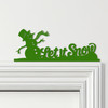 Door Topper Snowman Let It Snow Christmas Decor Various Colours Decorative Sign