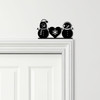 Door Topper Snowmen & Heart Christmas Decor Various Colours Frame Decor Sign