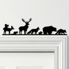 Door Topper Woodland Animals Kids Room Decor Various Colours Frame Decor Sign