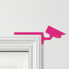Door Topper CCTV Camera Various Colours Top Of Door Frame Decorative Sign