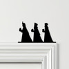 Door Topper Christmas Decor Nativity 3 Kings Various Colours Frame Decor Sign