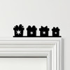 Door Topper Christmas Decor Presents Stars Various Colours Frame Decor Sign