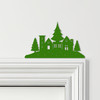 Door Topper Christmas Decor Trees Houses Various Colours Decorative Sign