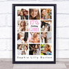 Photo Collage 11-Photo 17th Birthday Gift For Teenager Girl Print Or Canvas