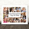 Photo Collage 16th Birthday Gift For Granddaughter 22-Photo Print Or Canvas