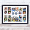 Photo Collage 100th Birthday Gift For Grandfather 20-Photo Print Or Canvas
