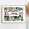 Photo Collage 40th Birthday Personalised Gift For Daddy 22-Photo Print Or Canvas
