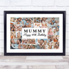 Photo Collage 40th Birthday Personalised Gift For Mummy 22-Photo Print Or Canvas