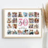 Photo Collage 50th Birthday Personalised Gift For Aunty 20-Photo Print Or Canvas