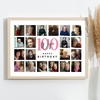 Photo Collage 100th Birthday Personalised Gift For Wife 20-Photo Print Or Canvas