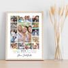 Photo Collage 40th Birthday Personalised Gift For Dad 15-Photo Print Or Canvas