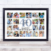 Photo Collage 40th Birthday Personalised Gift For Son 20-Photo Print Or Canvas