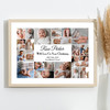 Photo Collage Christening Personalised Gift For Kids 22-Photo Print Or Canvas