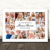 Photo Collage Memorial Personalised Gift For Anyone 22-Photo Print Or Canvas