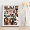 Photo Collage Birthday Personalised Gift For Anyone 12-Photo Print Or Canvas