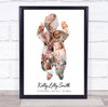Photo Collage Personalised Gift For New Baby 13-Photo Baby Print Or Canvas