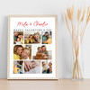 Photo Collage Valentine's Day Personalised Gift 8-Photo Print Or Canvas