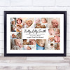 Photo Collage Personalised Gift For New Baby 22-Photo Print Or Canvas