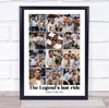 Photo Collage Stag Do Personalised Gift 12-Photo Print Or Canvas
