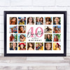 Photo Collage 40th Birthday Custom Gift For Daughter 20-Photo Print Or Canvas