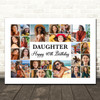 Photo Collage 40th Birthday Custom Gift For Daughter 22-Photo Print Or Canvas