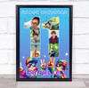 Photo Collage 6-Photo 11th Birthday Gift For Kids Boys Roblox Print Or Canvas