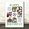 Photo Collage Kids Boys Birthday Custom Gift 6-Photo Football Print Or Canvas