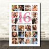 Photo Collage 16th Birthday Custom Gift For Daughter 20-Photo Print Or Canvas
