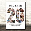 Photo Collage 20th Birthday 20-Photo Birthday Gift For Him 20 Print Or Canvas