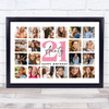 Photo Collage 21st Birthday Gift For Aunty 20-Photo Landscape Print Or Canvas