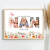 Photo Collage Floral 3-Photo Custom Gift For Nan Any Occasion Print Or Canvas