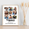 Photo Collage Custom Gift For Valentine's Day 9-Photo Fiancé Print Or Canvas