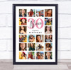Photo Collage 30th Birthday Gift For Niece 20-Photo Portrait Print Or Canvas